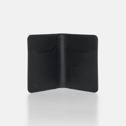 Daily Writer Kit - Bifold - Midnight Black Leather