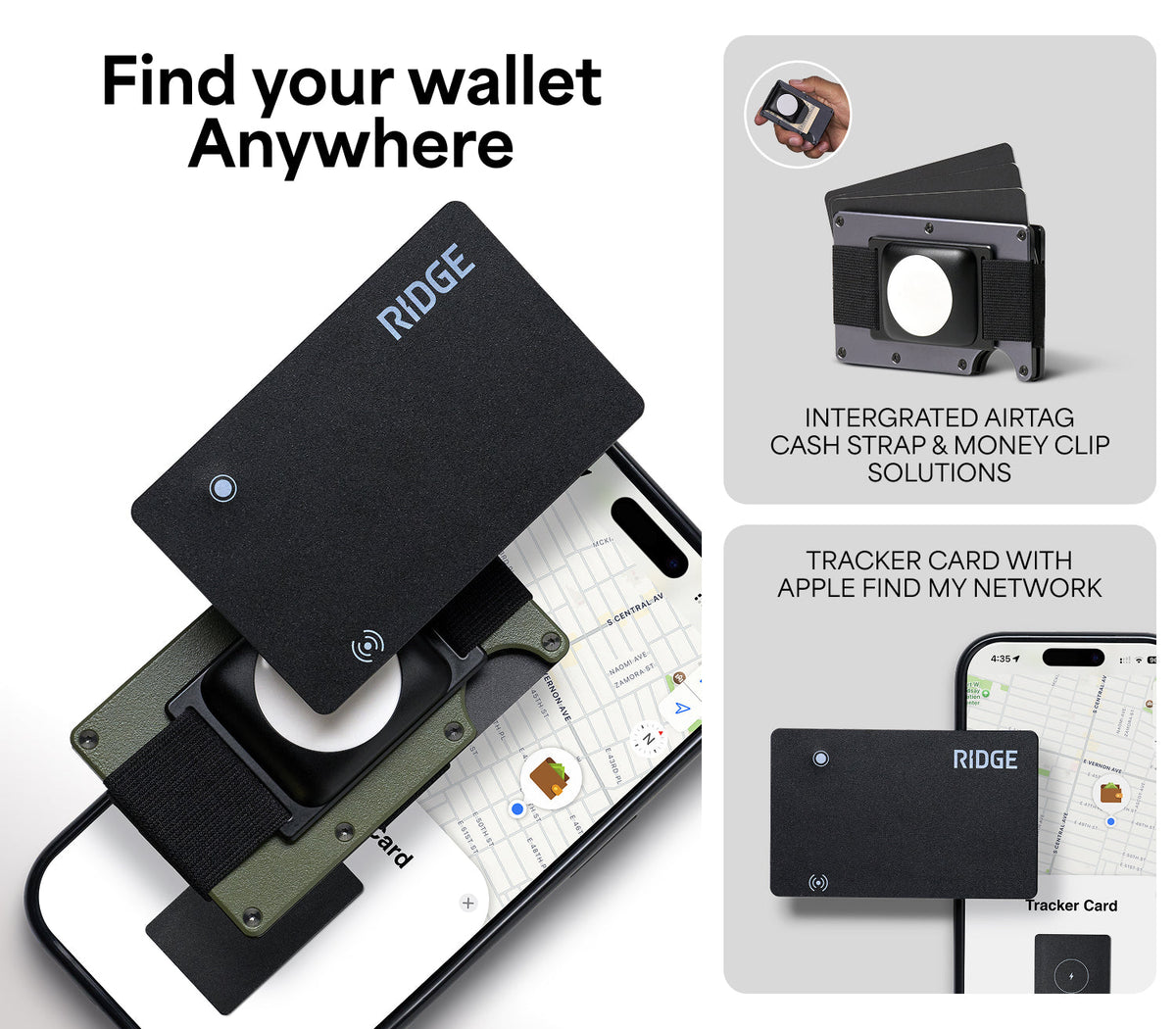 Ridge Wallet - Gunmetal