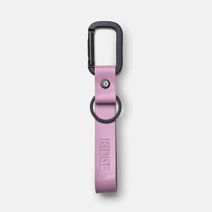Ridge Keychain - Lilac Leather