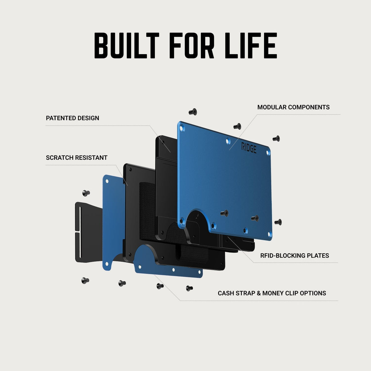 Ridge Wallet - Baltimore Ravens