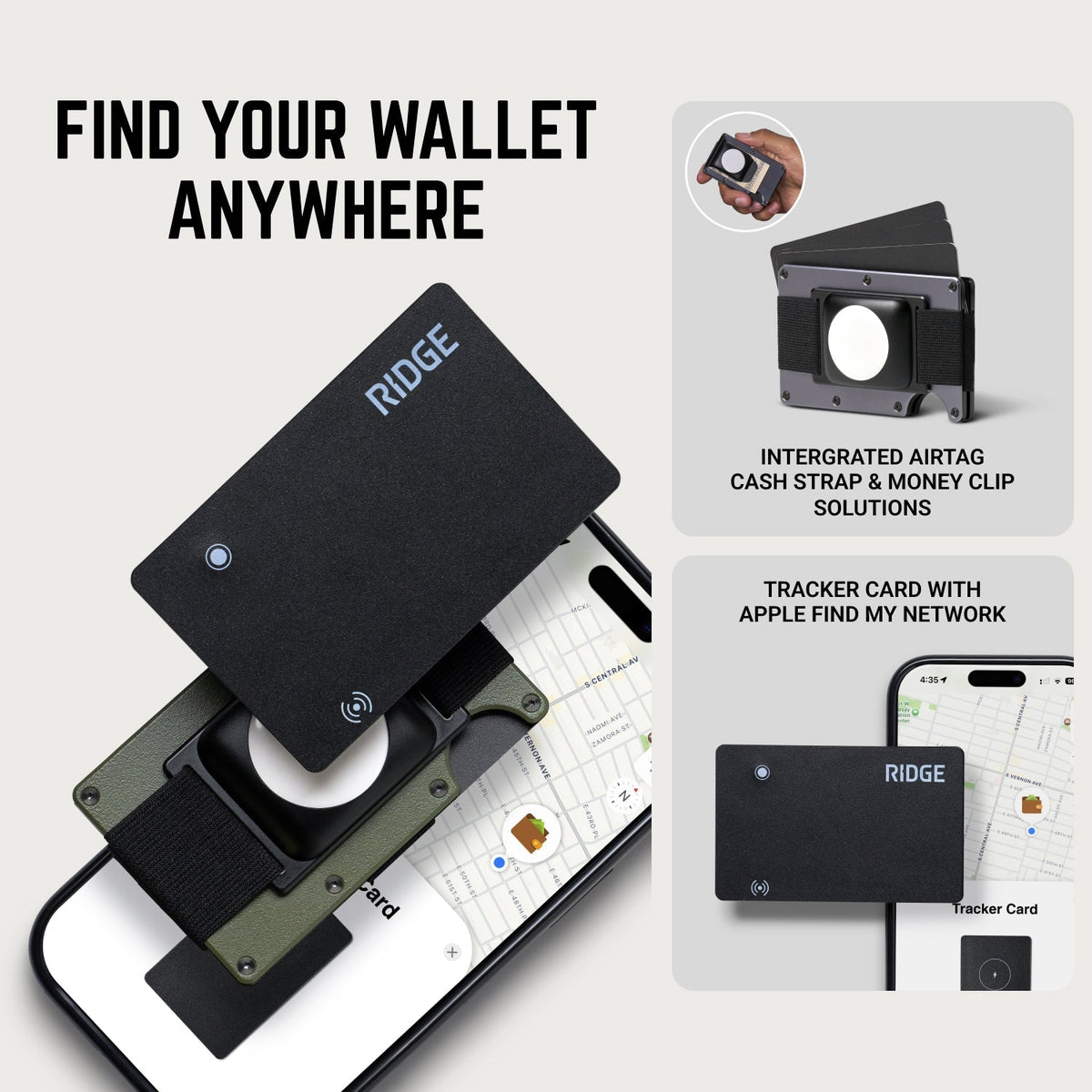 Ridge Wallet - Black Damascus