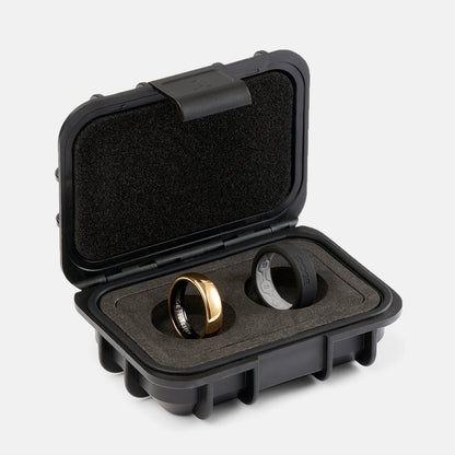 6mm Rounded Ring Set - 24K Gold