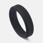 6mm Silicone Ring Set - Royal Black