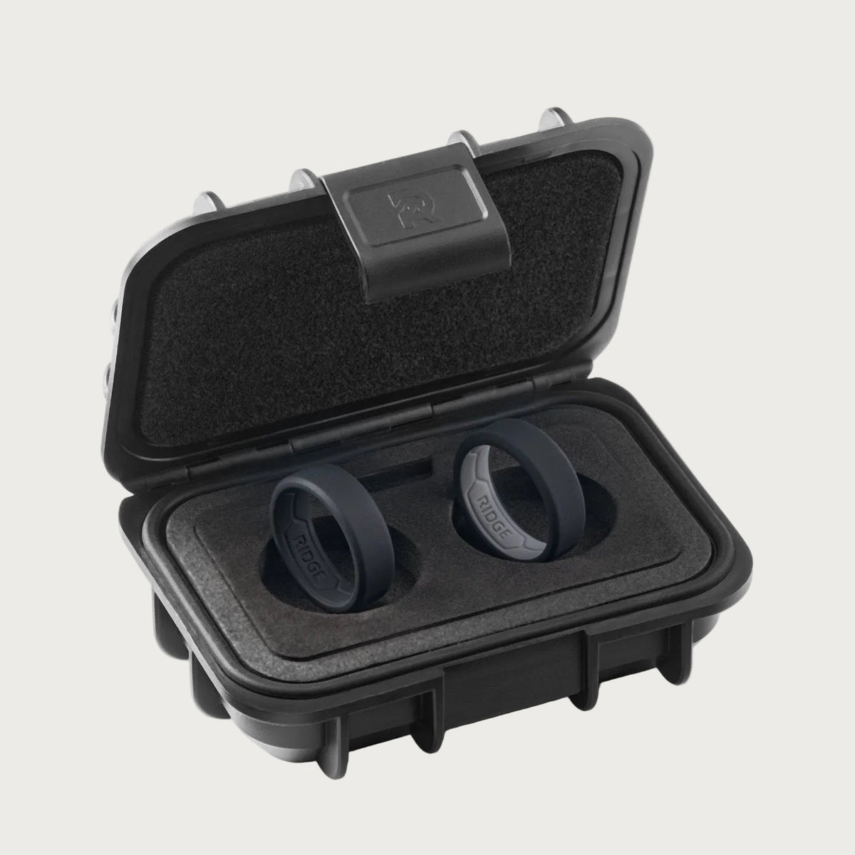 8mm Silicone Ring Set - Royal Black