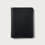 Passport Wallet - Midnight Black Leather