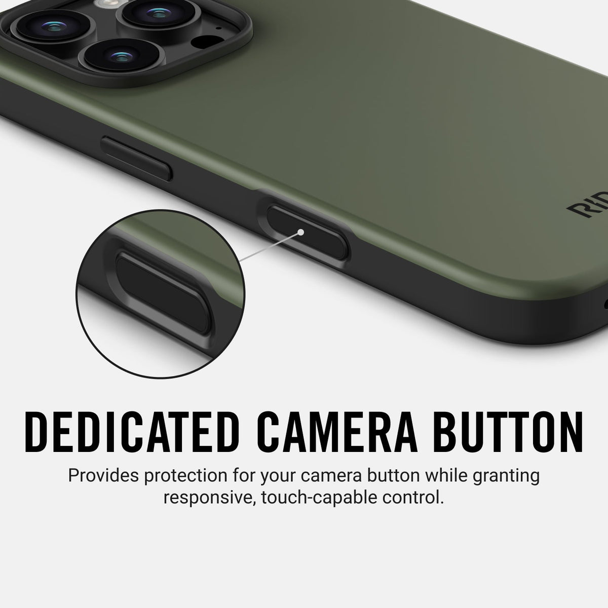 Ridge Phone Case - Matte Olive - iPhone 16 Pro