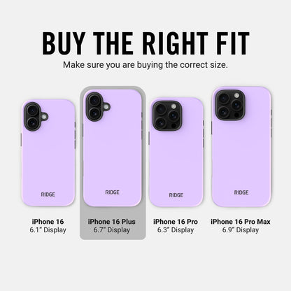 Ridge Phone Case - Lavender - iPhone 16 Plus