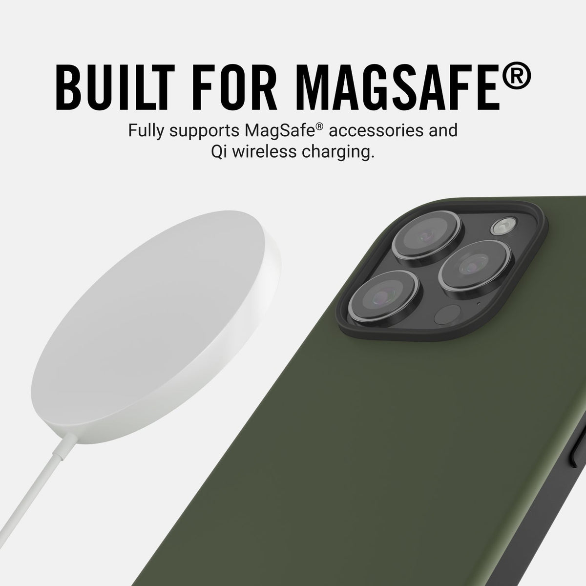 Ridge Phone Case - Matte Olive - iPhone 16 Pro