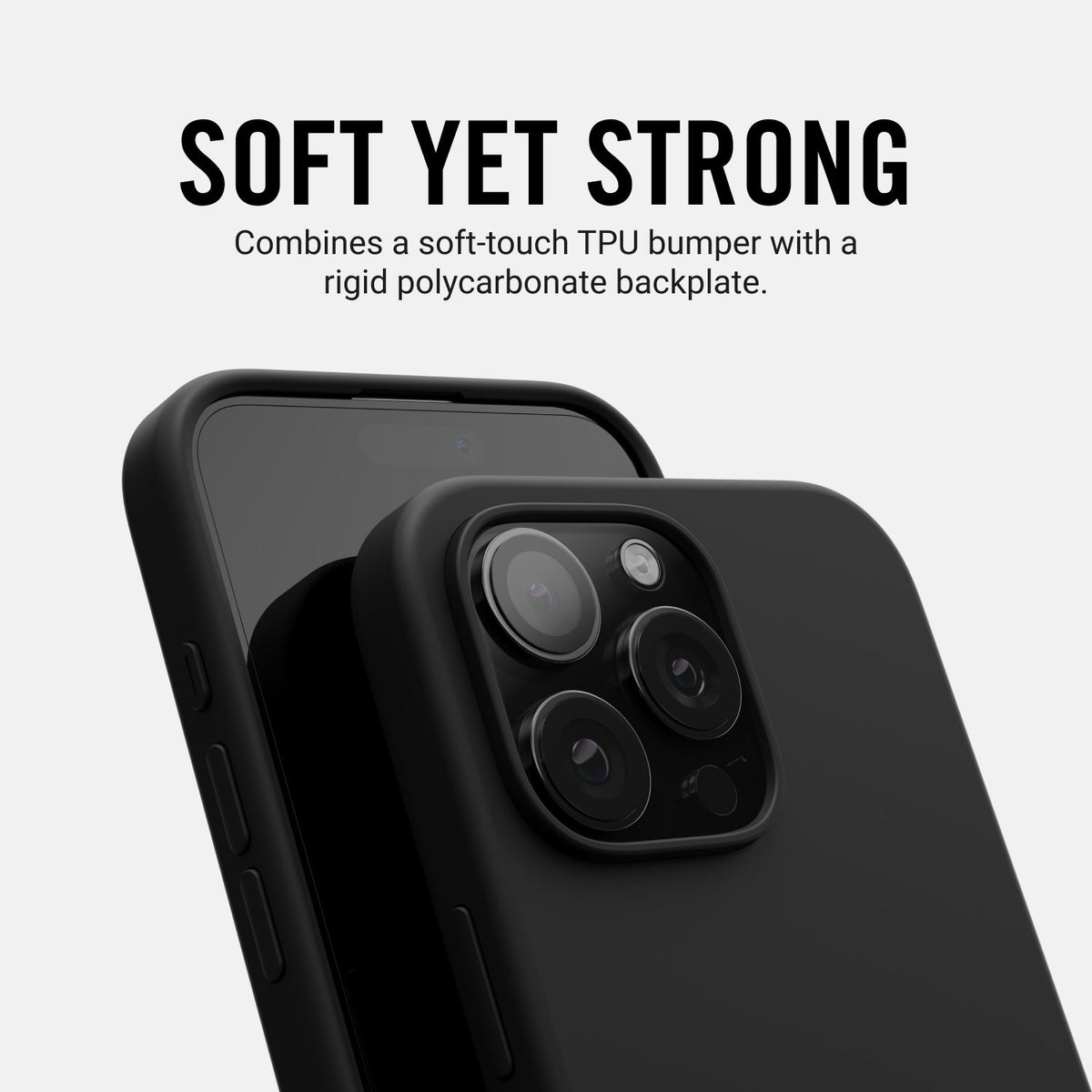 Ridge Phone Case - Matte Black - iPhone 16 Pro Max