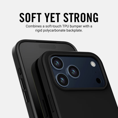 Ridge Phone Case - Matte Black - iPhone 17 Pro