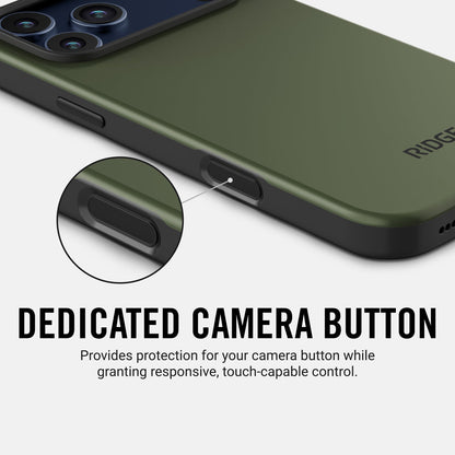 Ridge Phone Case - Matte Olive - iPhone 17 Pro Max
