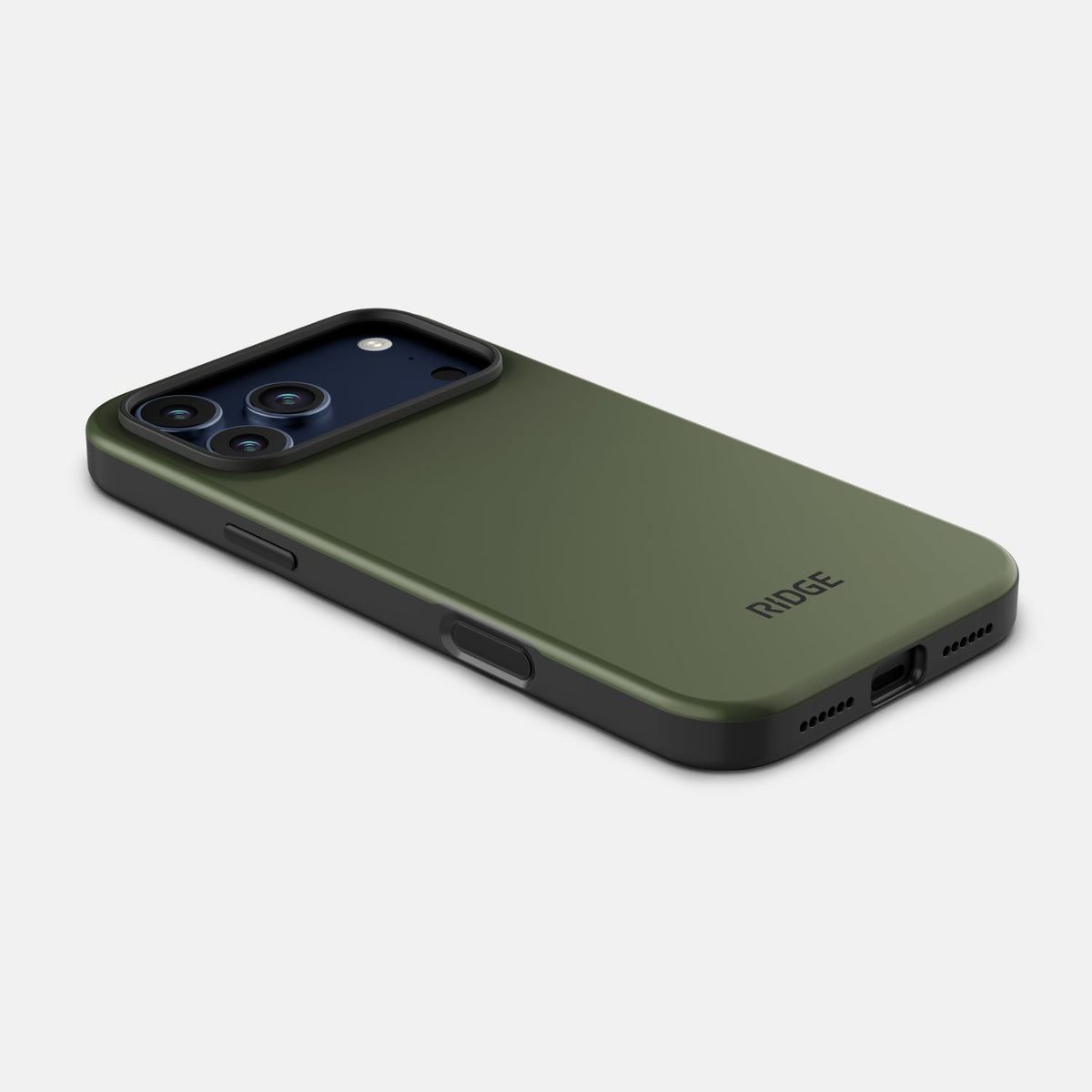 Ridge Phone Case - Matte Olive - iPhone 17 Pro Max